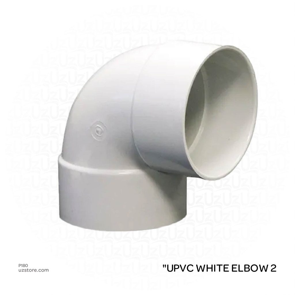 UPVC WHITE ELBOW 2"