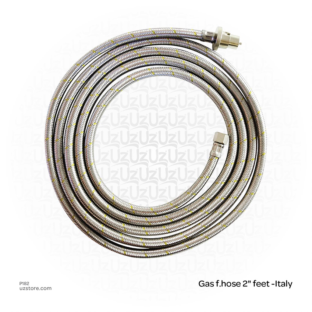 Gas f.hose 2" feet -Italy