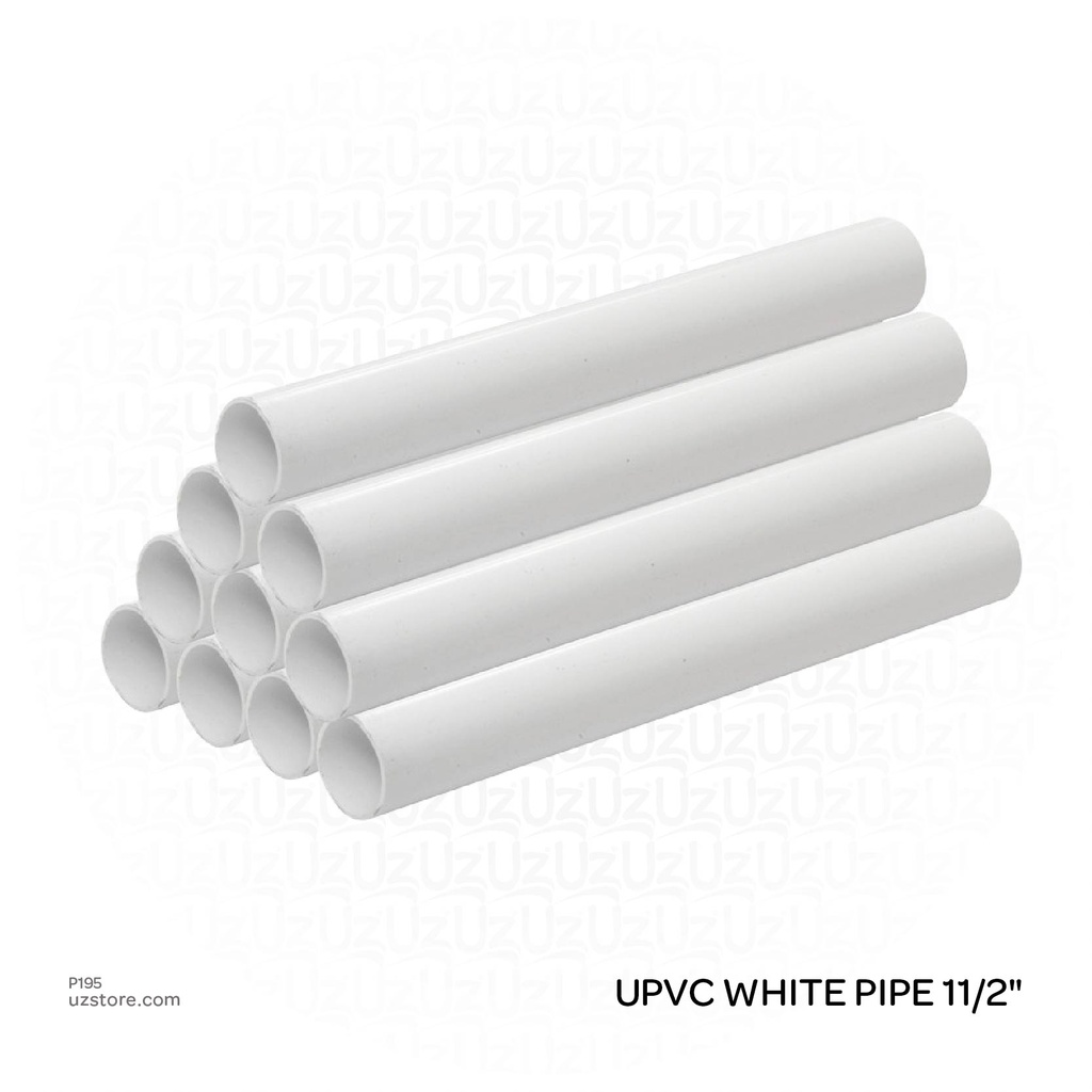 UPVC WHITE PIPE 11/2"