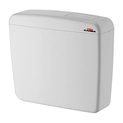 Kariba Flush Tank White - Push type Made in Italy