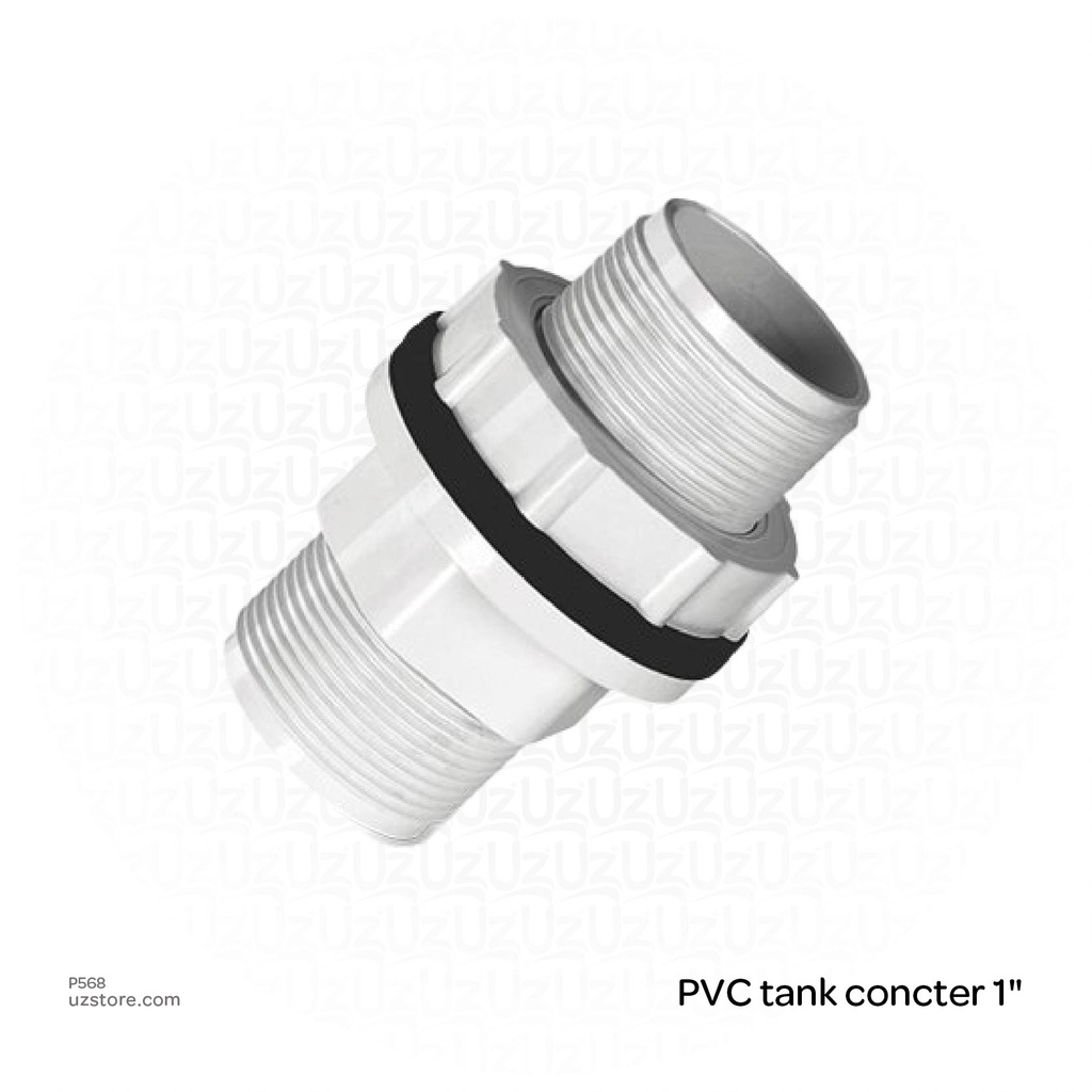 PVC tank connector 1"