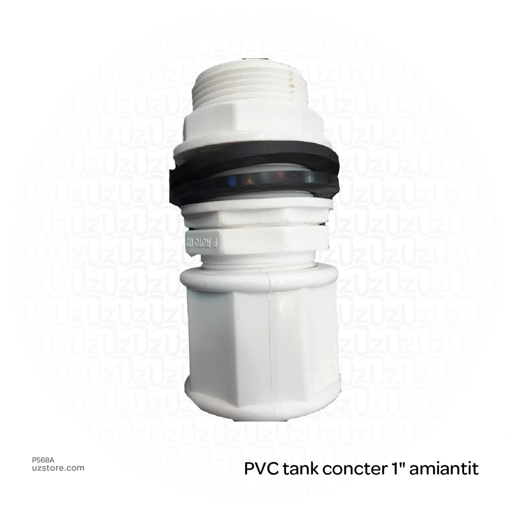 PVC tank connector 1" amiantit