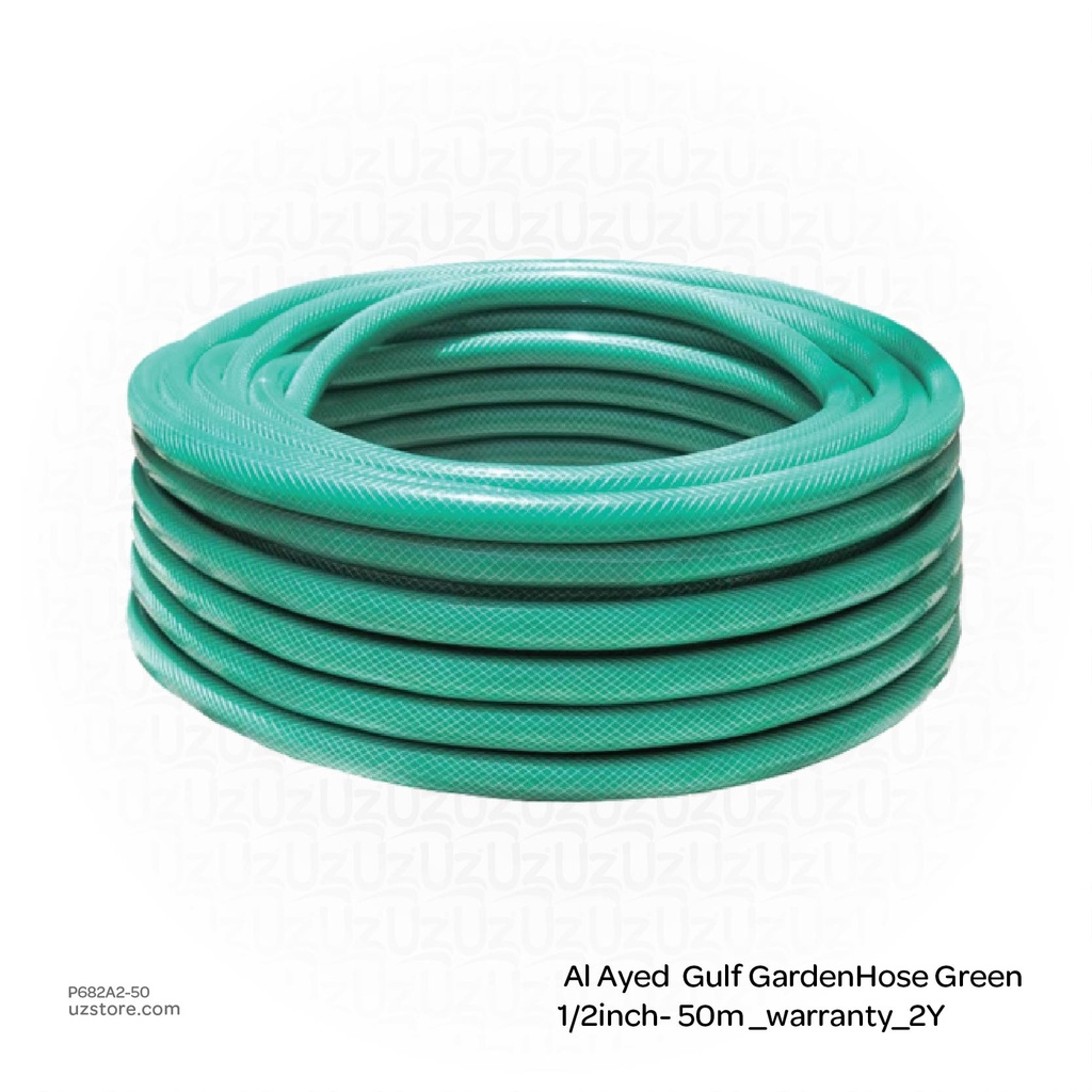 [ Al Ayed ] Gulf GardenHose Green - 1/2inch- 50m _warranty_2Y