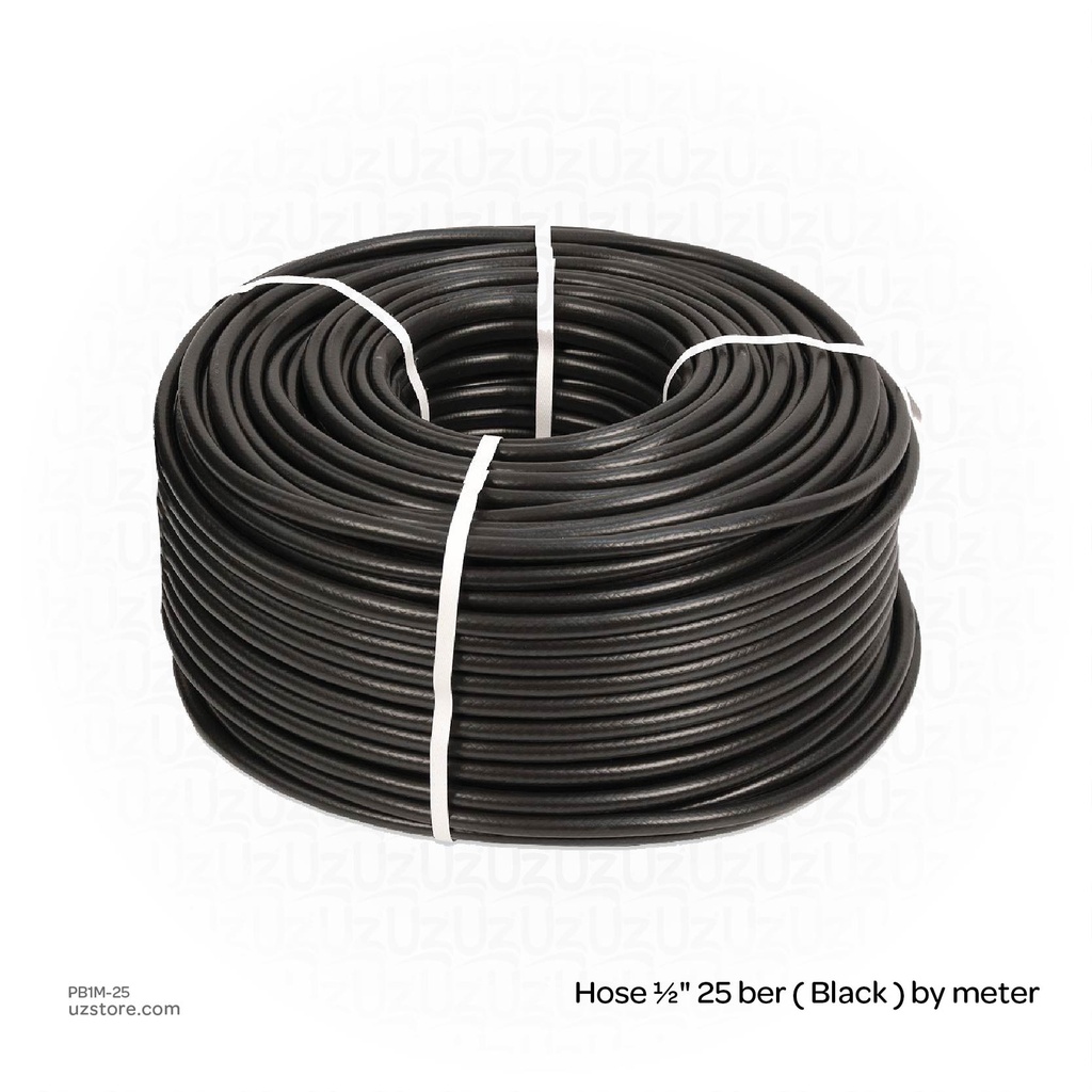 Hose ½" 25 ber ( Black ) by meter