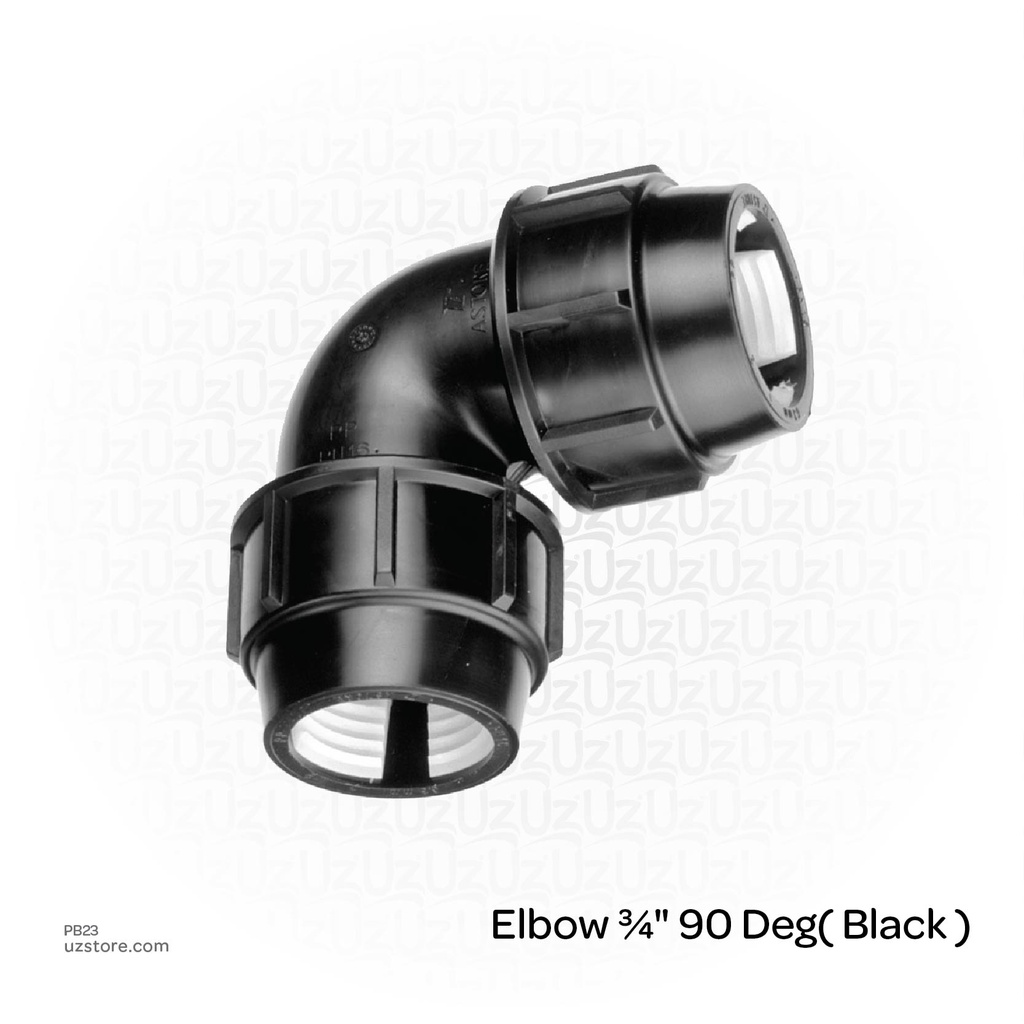 Elbow ¾" 90 Deg( Black )