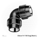 Elbow 1½" 90 Deg( Black )