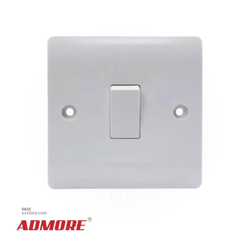 1 gang switch 3*3 2way Admore