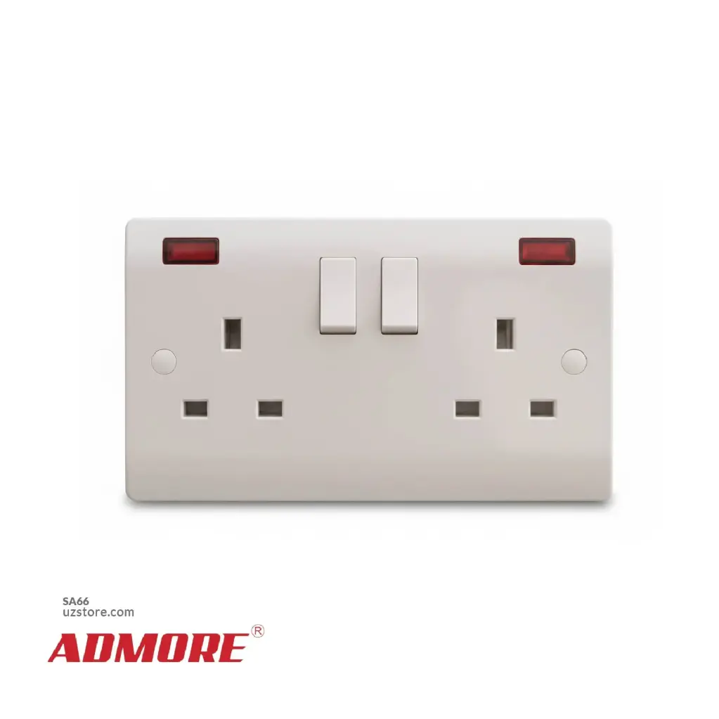 Switch soket Double 13*6*3 Admore