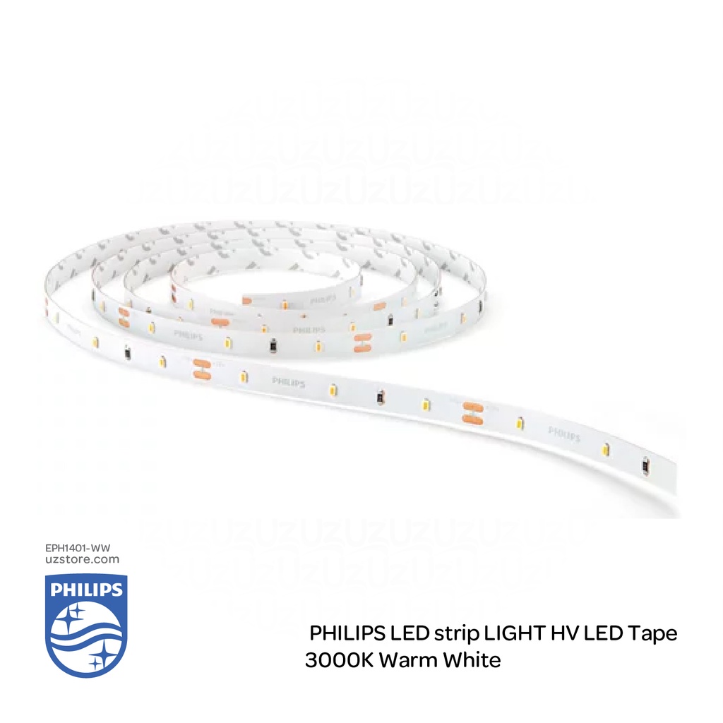 فيليبس إضاءة ليد شريطي، 3000 كلفن،ضوء الأبيض الدافئ
PHILIPS HV LED Tape
