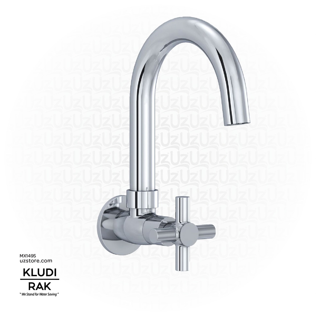 [MX1495] KLUDI RAK Premier X Wall Mount Sink Tap 
DN 15, RAK34008
