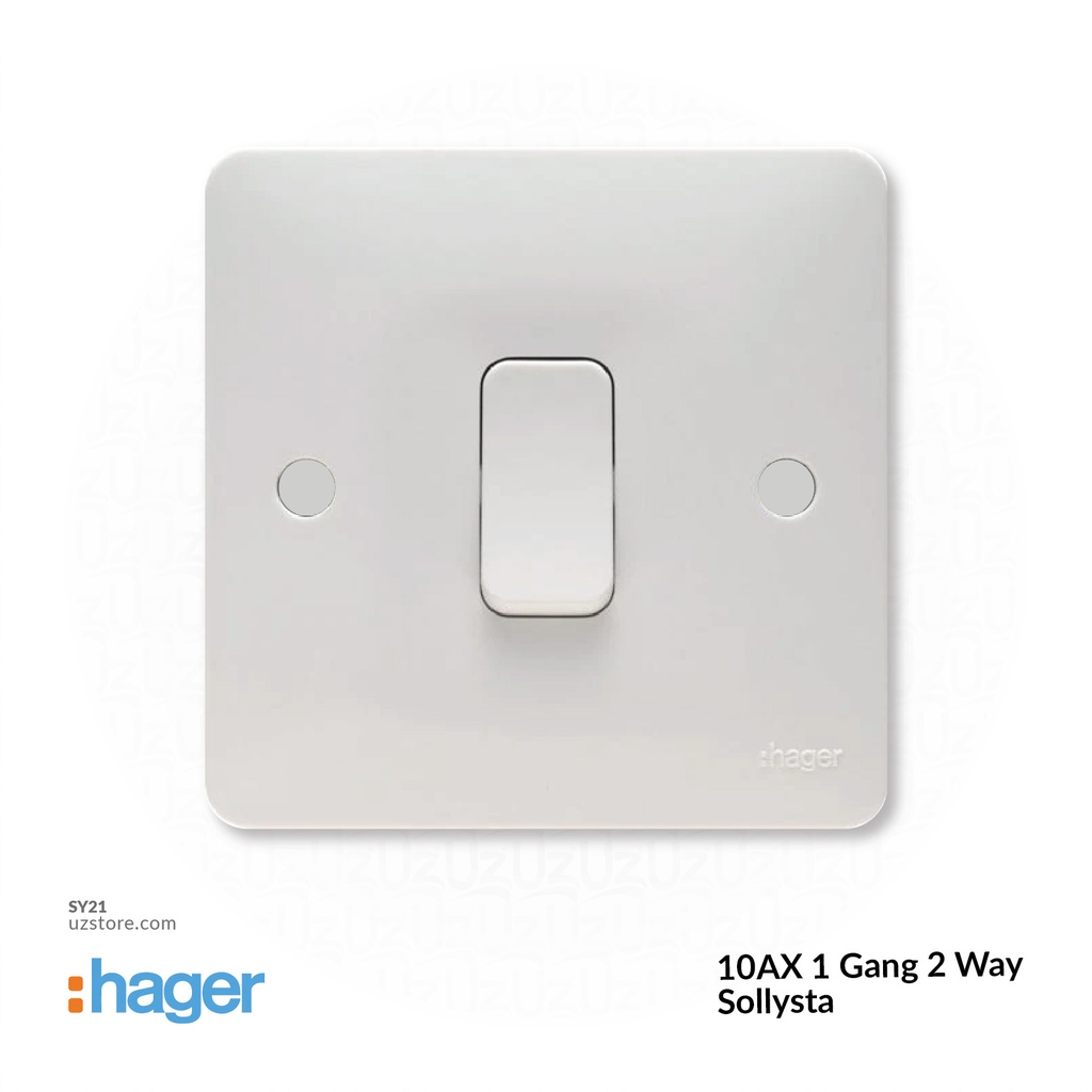1 gang switch 3*3 2way Hager(Sollyster)