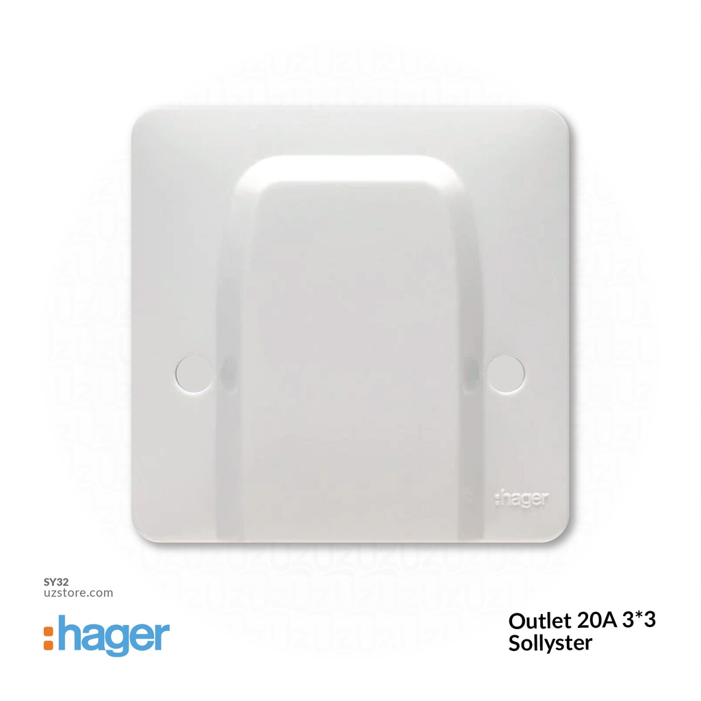 سويك مخرج (20A) 3*3 Hager(Sollyster)