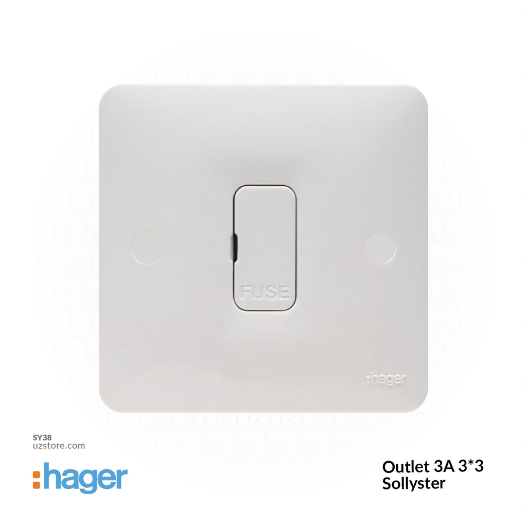 Outlet 3A 3*3 Hager(Sollyster)