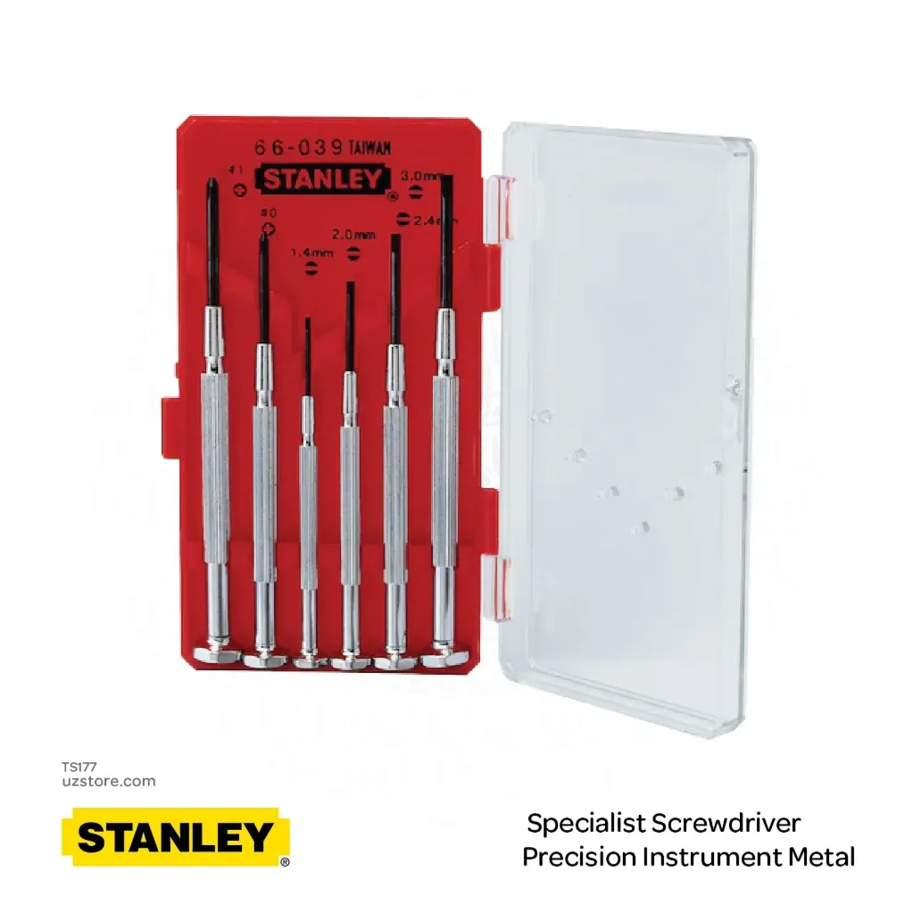 Stanley® Specialist Screwdriver Precision Instrument Metal - 6pcs set 1-66-039