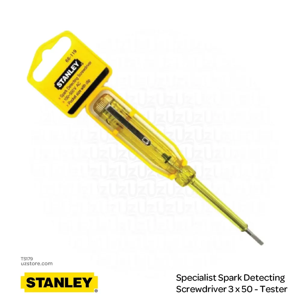 Stanley® Specialist Spark Detecting Screwdriver 3 x 50 - Tester 66-119