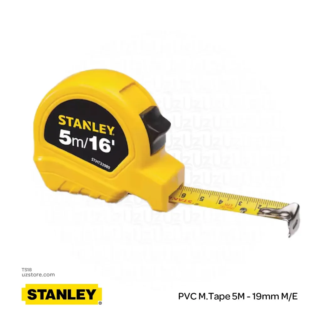 Stanley® PVC M.Tape 5M - 19mm M/E