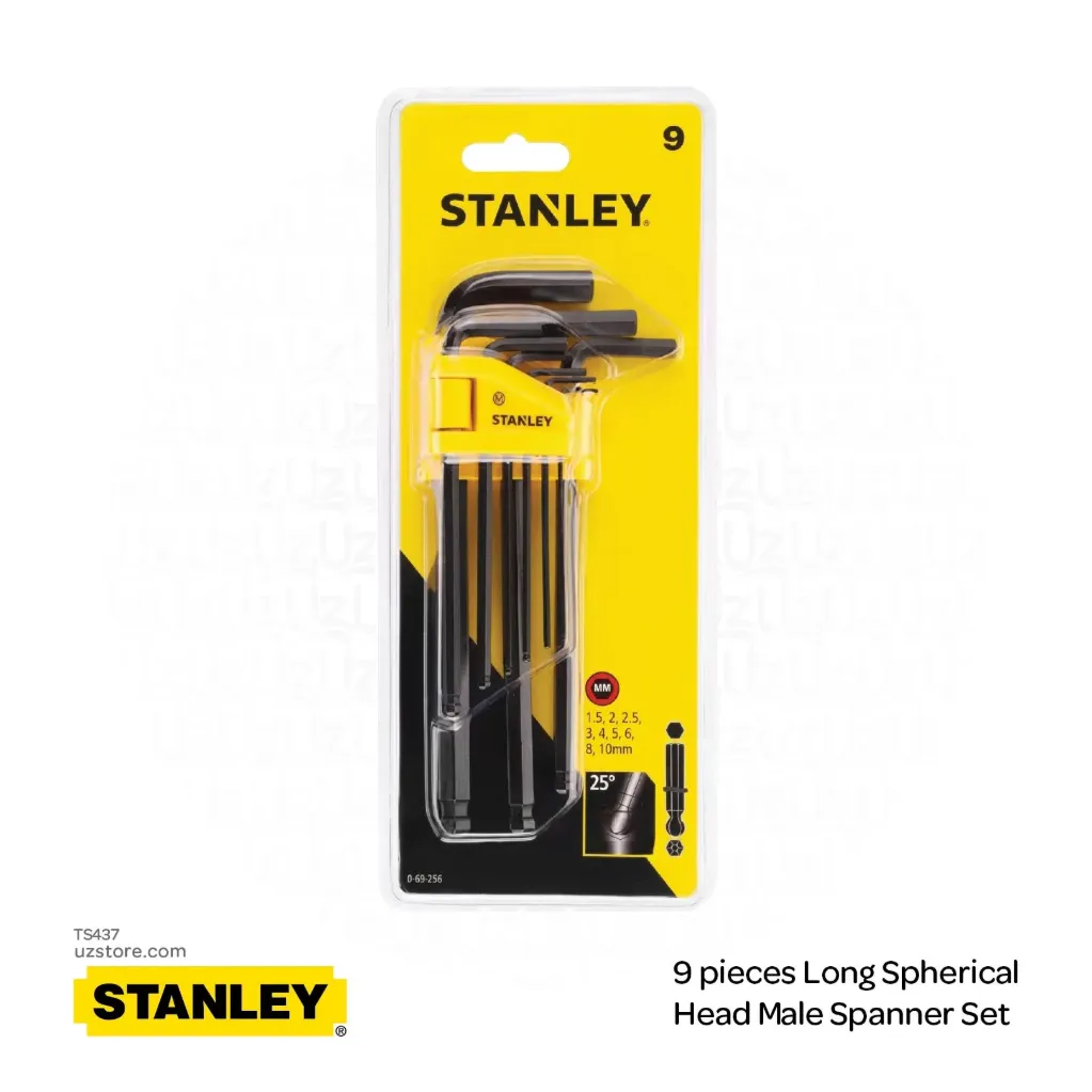 Stanley® 9 pieces Long Spherical Head Male Spanner Set 0-69-256