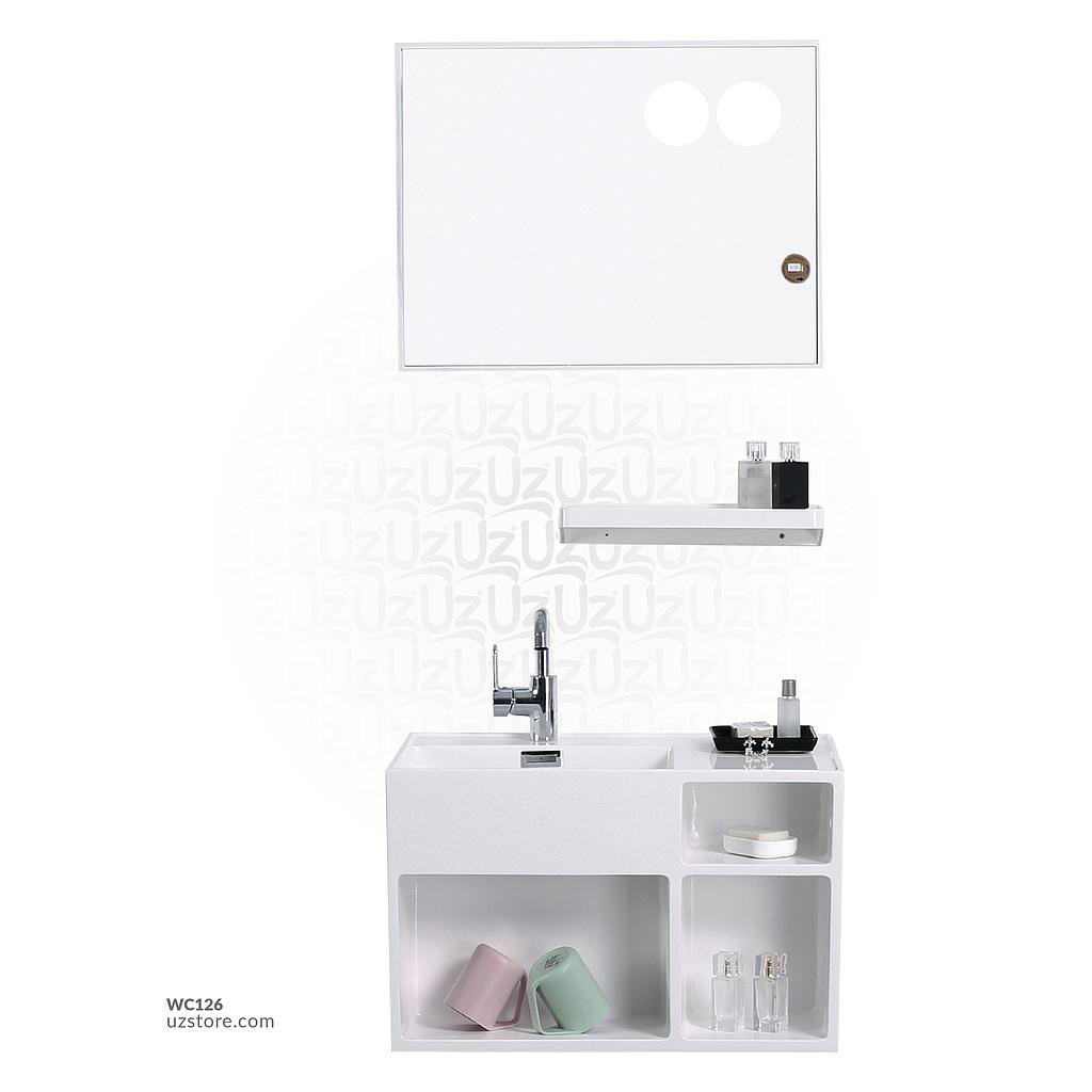 Wash Basin With CabinetKZA-1852065-WHITE 65*45*40 CM