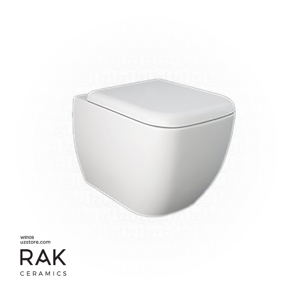 RAK- Metropolitan Wall Hung WC & Seat Cover MP13AWHA-MP05SCQRAWHA