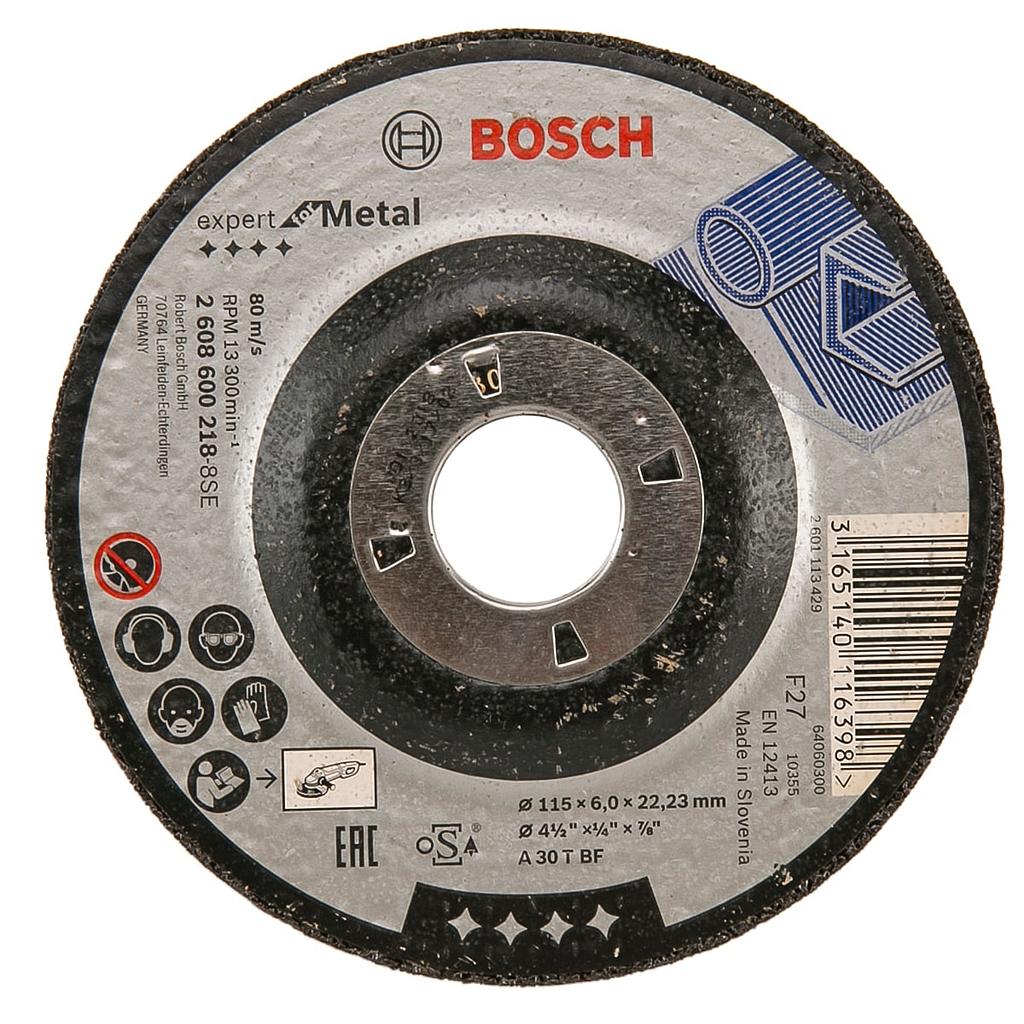 BOSCH steel Grindig Diskl 4x1/2" 115x6x22.23mm C 