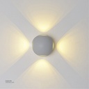 LED Outdoor Wall LIGHT Ball-shaped W842 4*3W WW WHITE AC85V-265V