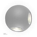 LED Outdoor Wall LIGHT Ball-shaped W842 4*3W WW Silver AC85V-265V