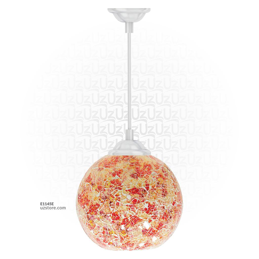 [E1145E] Ceiling  Mosaic Glass Light