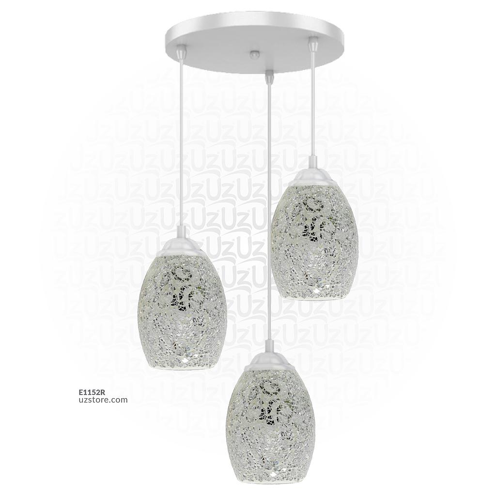 [E1152R] Trible Ceiling  Mosaic Glass Light