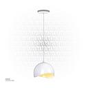 White + Yellow Pendant Light 7854/1