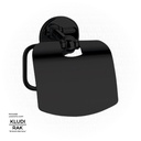 KLUDI RAK Toilet Paper Holder, Matt Black RAK21004.BK2