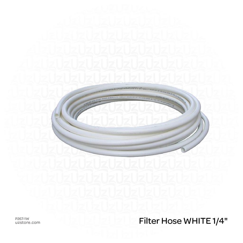 Filter Hose WHITE 1/4" 