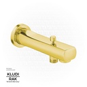 KLUDI RAK Wall-Mounted Bath and Spout with Automatic Diverter,
 DN 15 Gold RAK11013.GD1