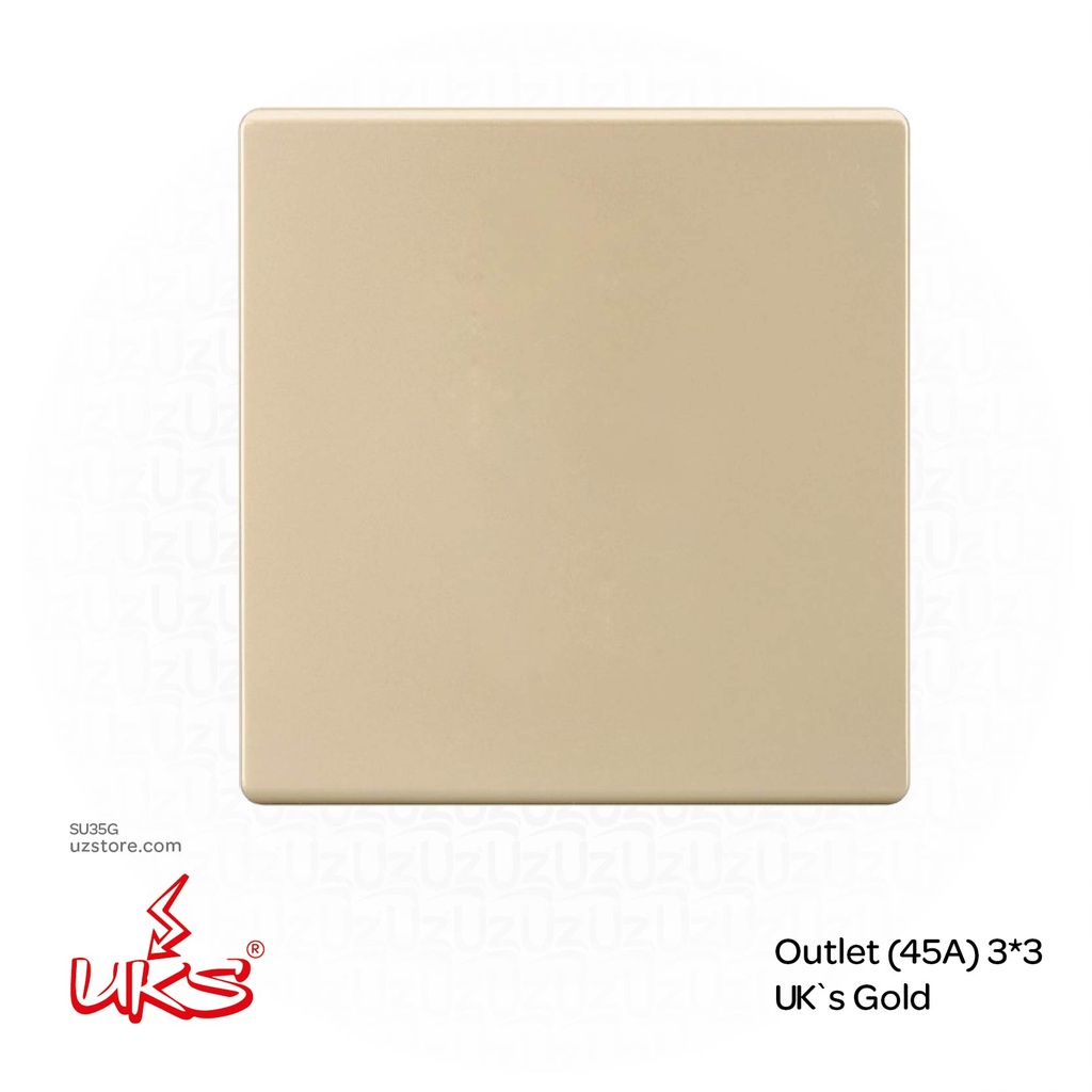 Outlet (45A) 3*3 UK`s Gold