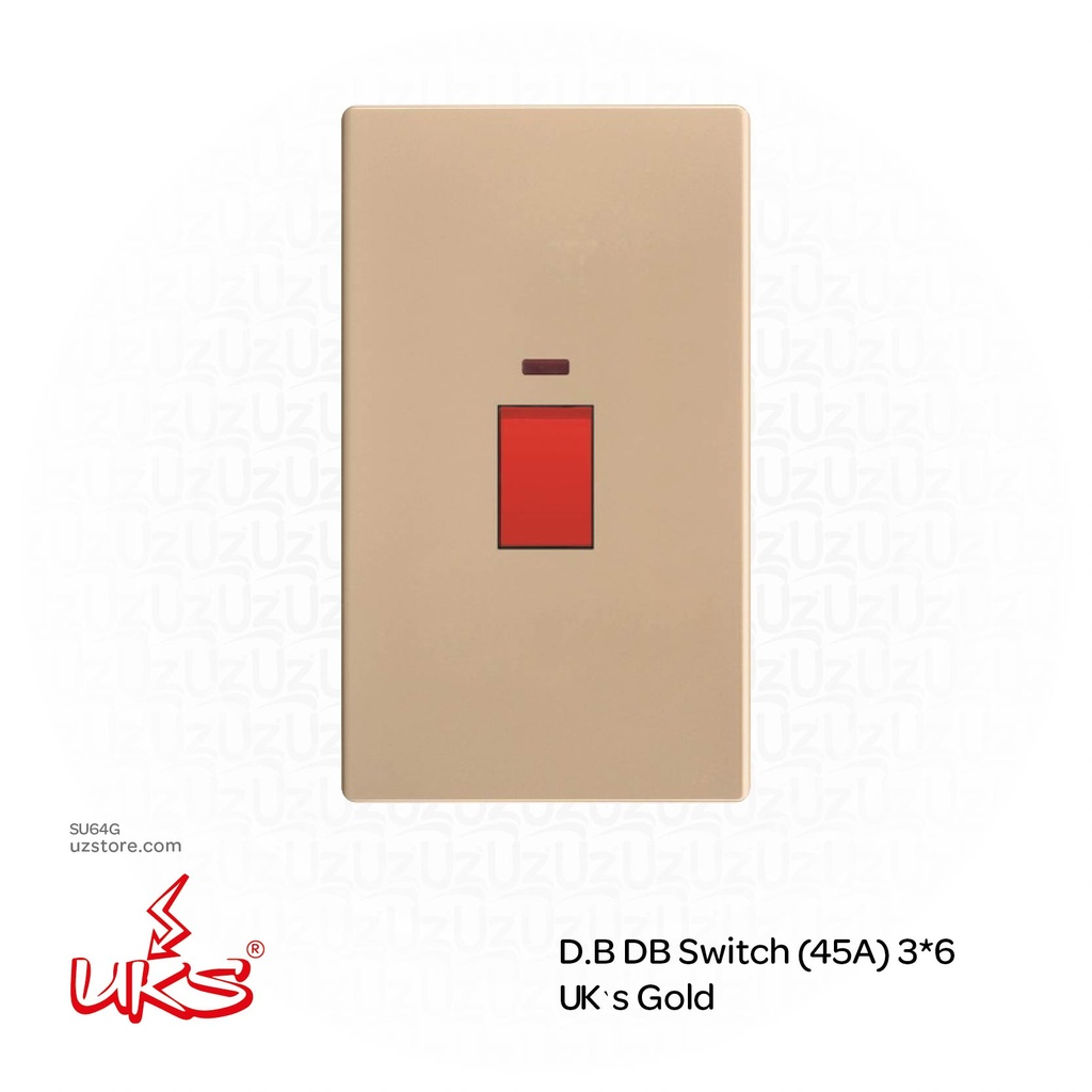 D.B DB Switch (45A) 3*6 UK`s Gold