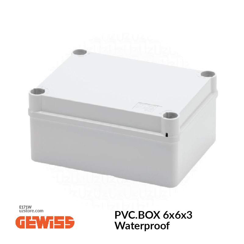 PVC.BOX 6x6x3 w/p Gewiss
