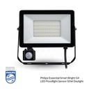 PHILIPS Essential Smart Bright LED Flood Light Sensor G4 LED45/CW MDU BVP150 , 6500K Cool Day Light 