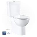 GROHE Bau Ceramic Bundle close coupled WC with horizontal outlet, 39347000 , alpine white