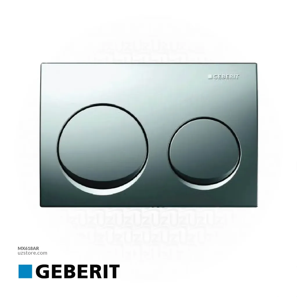 [MX618AR] Geberit Actuator plate Alpha 15 for duel flush: bright chrome plated GB115.040.21.5
