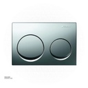 Geberit Actuator plate Alpha 15 for duel flush: bright chrome plated GB115.040.21.5