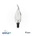 أوبل إضاءة ليد إنارة 4 واط، 3000 كلفن لون ضوء أبيض دافئ
OPPLE E14