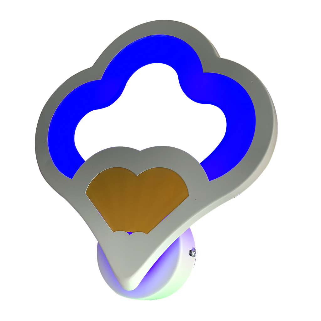 LED Wall Light  9804-2700K+BLUE