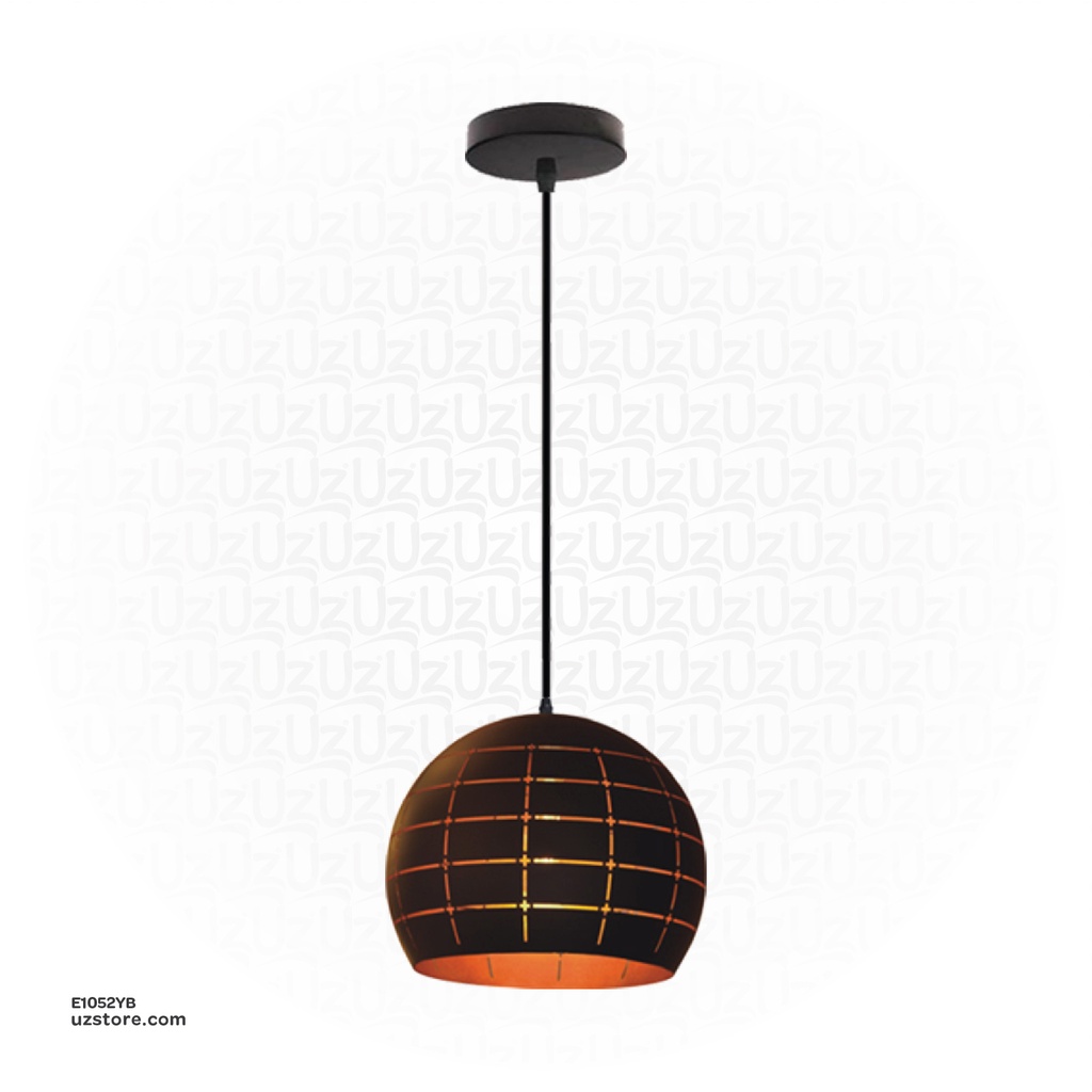 [E1052YB] Black Pendant Light 5002/1