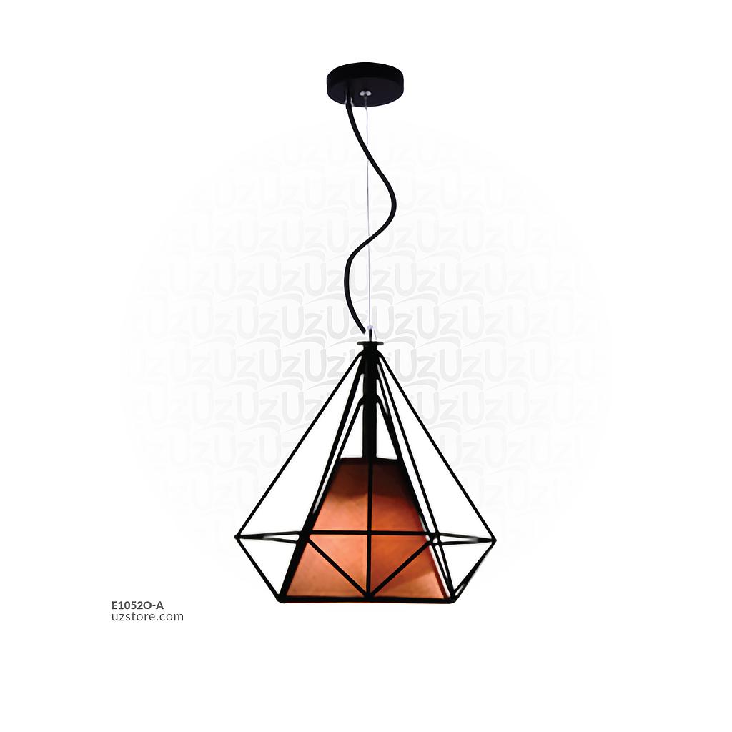 [E1052O-A] Black Diamond Pendant Light 7921/1 COFFEE