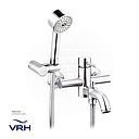 VRH - Wall Single Control Mixer Bath focut with head HFVSP-4121A3 Marathon SUS304