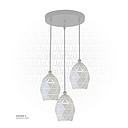 TRIBLE HANGING LIGHT 6511/3 WHITE