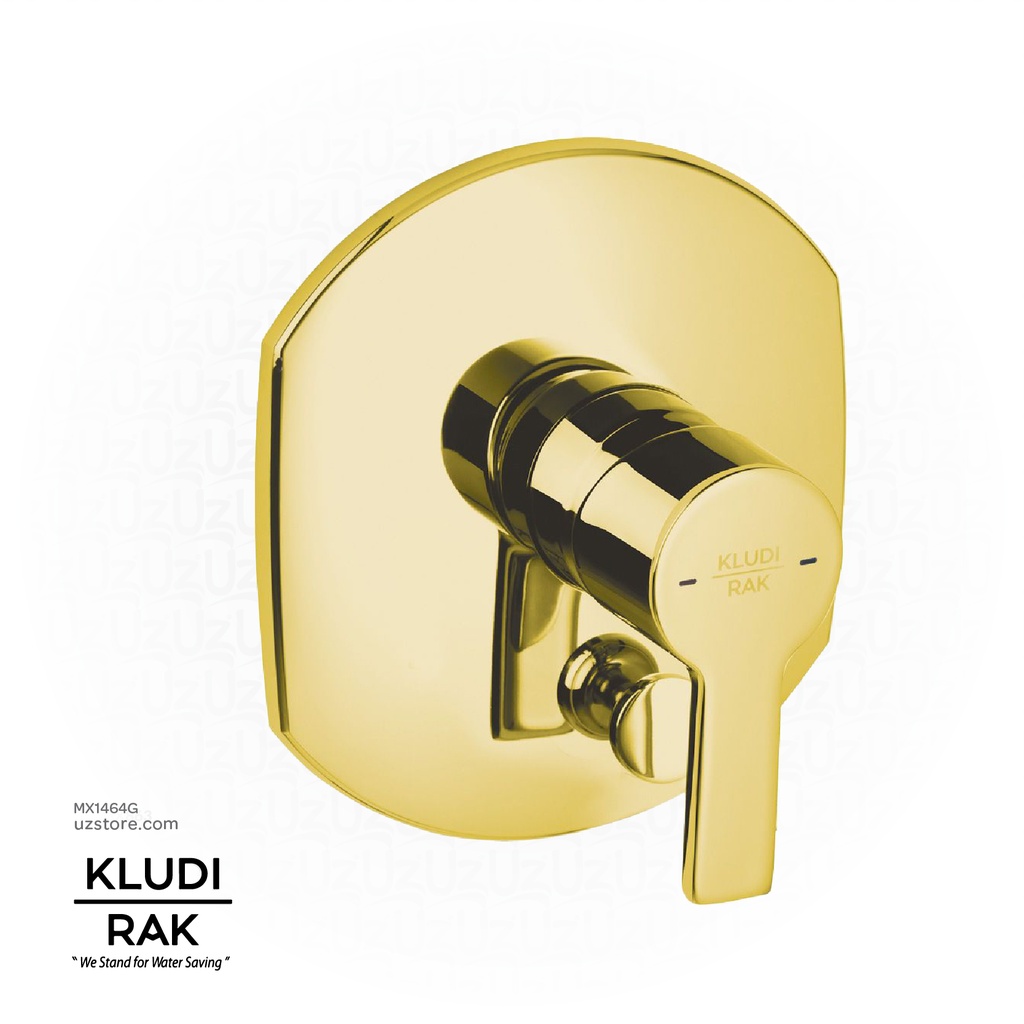 KLUDI RAK PASSION concealed single lever bath and shower mixer, trim set RAK13075.GD1 Gold