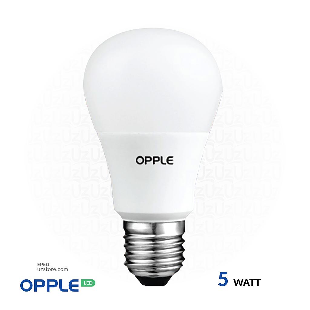 أوبل إضاءة ليد إنارة 5 واط، 6500 كلفنلون ضوء نهاري أبيض
OPPLE E27