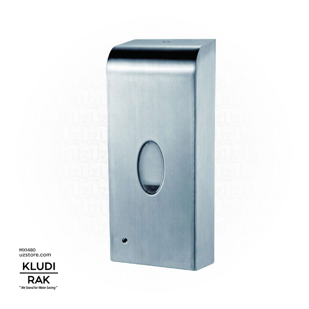 KLUDI RAK Wall-Mounted Liquid Soap Dispenser 
Power:4 AA 900ML, SS 304 Satin Finish RAK90111