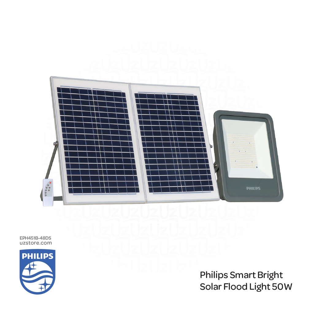 PHILIPS Smart Bright Solar Flood Light BVP080 LED48/757 20050W , 