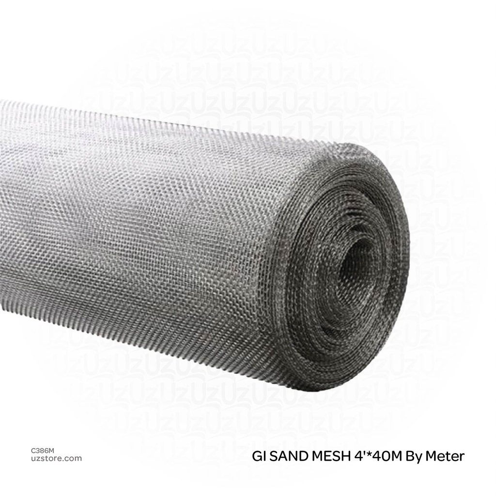 GI SAND MESH 4'*40M By Meter